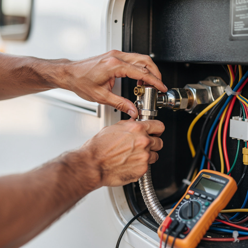 LUISRVSD Mobile RV Repair technician performing expert RV repair services in San Diego